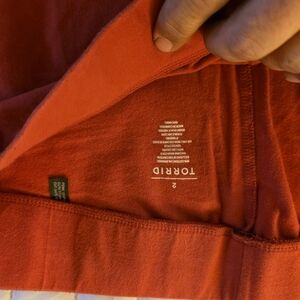 Torrid Vibrant Orange Knit Top